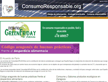 Tablet Screenshot of consumoresponsable.org